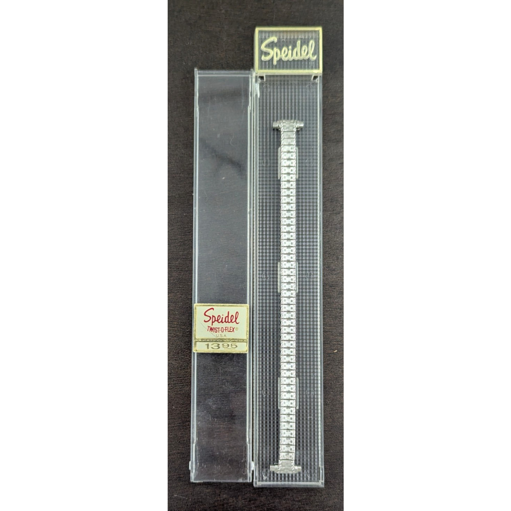 Speidel Silver Twist O Flex Stainless Steel Women Ladies Watch Band